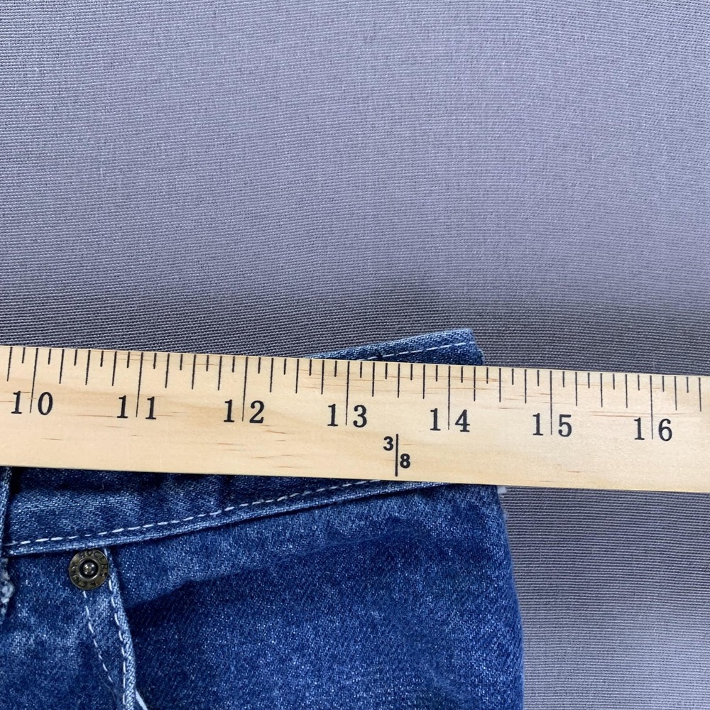 VTG Kenny Rogers Jeans Teen's 15/16 (28x32) Blue Denim Western The Gambler 80s - Picture 12 of 16